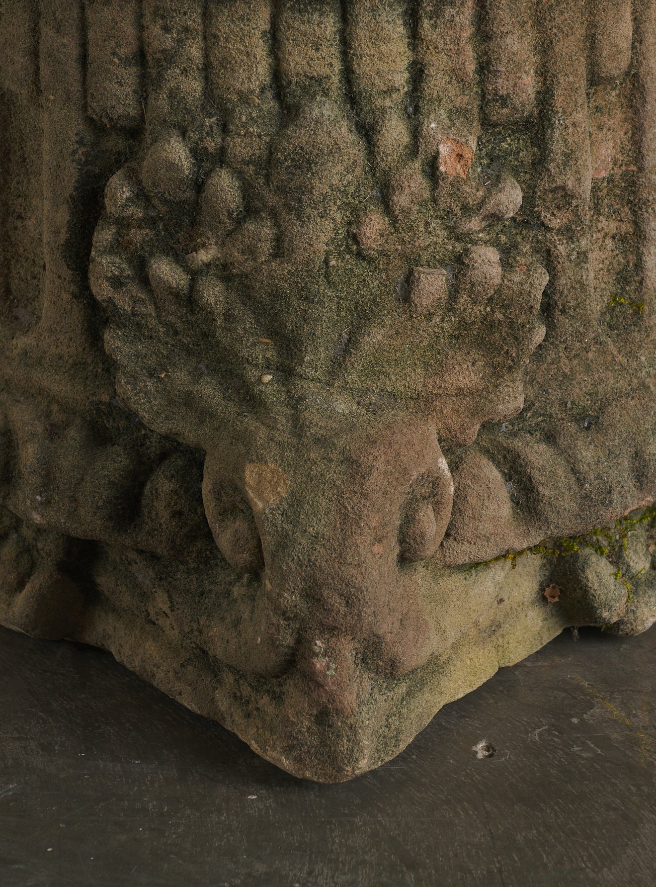 CARVED CAPITAL LIMESTONE FRAGMENT(s)